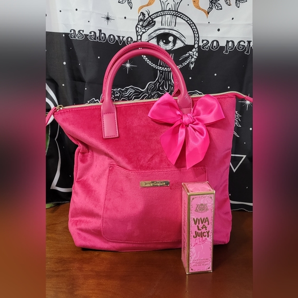 JUICY COUTURE eau de toilette and bag bundle - Picture 1 of 9
